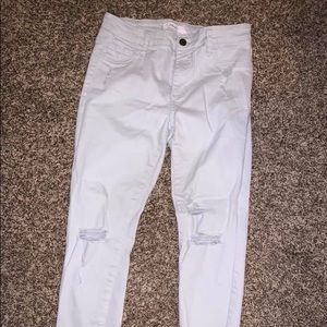 Grey/White Holy Jeggings